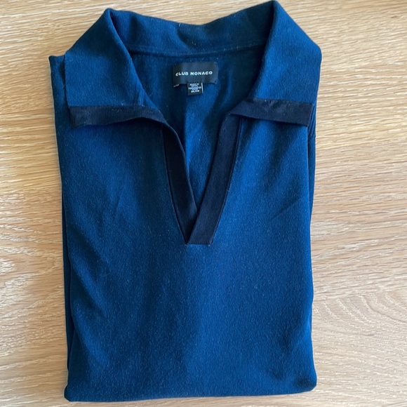 Club Monaco men long sleeve polo shirt - Picture 1 of 5